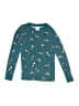 Hanna Andersson 100% Organic Cotton Teal Pullover Sweater Size 6 - 7 - photo 1