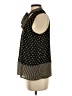 Elle 100% Polyester Black Sleeveless Blouse Size S - photo 5