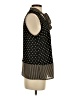 Elle 100% Polyester Black Sleeveless Blouse Size S - photo 4