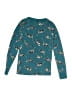 Hanna Andersson 100% Organic Cotton Teal Pullover Sweater Size 6 - 7 - photo 2