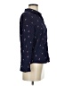 Rails Print Blue Long Sleeve Blouse Size S - photo 4
