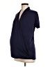 Pink Blush Blue Short Sleeve Top Size M - photo 1