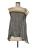 Floreat 100% Polyester Gray Sleeveless Blouse Size M - photo 1