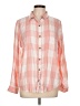 SO Checkered-gingham Pink Long Sleeve Button-Down Shirt Size XL - photo 1