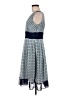 Studio 1 100% Polyester Polka Dots Blue Cocktail Dress Size 8 Petite - photo 5