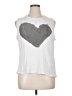 Chaser Silver Sleeveless Top Size XL - photo 1