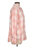 SO Checkered-gingham Pink Long Sleeve Button-Down Shirt Size XL - photo 4