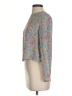 Zara Basic Floral Gray Long Sleeve Blouse Size S - photo 5