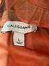 Calligraphie Orange Long Sleeve Blouse Size L - photo 7