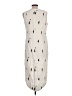 PATINA Graphic Ivory Casual Dress Size L - photo 2