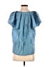 Current Air Blue Short Sleeve Blouse Size XS - photo 2