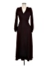 Iris & Ink 100% Polyester Burgundy Casual Dress Size 6 - photo 1