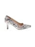 Karen Scott Animal Print Silver Heels Size 6 - photo 1