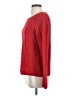 Joe Fresh Chevron-herringbone Red Pullover Sweater Size S - photo 5