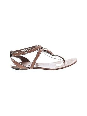 Gucci Leather Thong Sandals (view 1)
