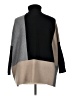 Joseph A. Color Block Black Poncho Size XL - photo 2