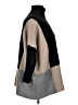 Joseph A. Color Block Black Poncho Size XL - photo 4