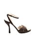 Prada 100% Suede Brown Suede Sandals Size EU 40 1/2 - photo 1