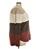 Pink Clover 100% Polyester Color Block Brown Pullover Sweater Size 3X - photo 4