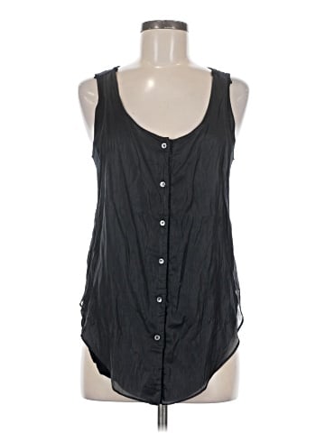 Helmut Lang Sleeveless Button-Down Shirt (view 1)