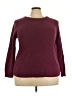 Pink Clover Burgundy Pullover Sweater Size 3X - photo 1