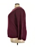 Pink Clover Burgundy Pullover Sweater Size 3X - photo 5