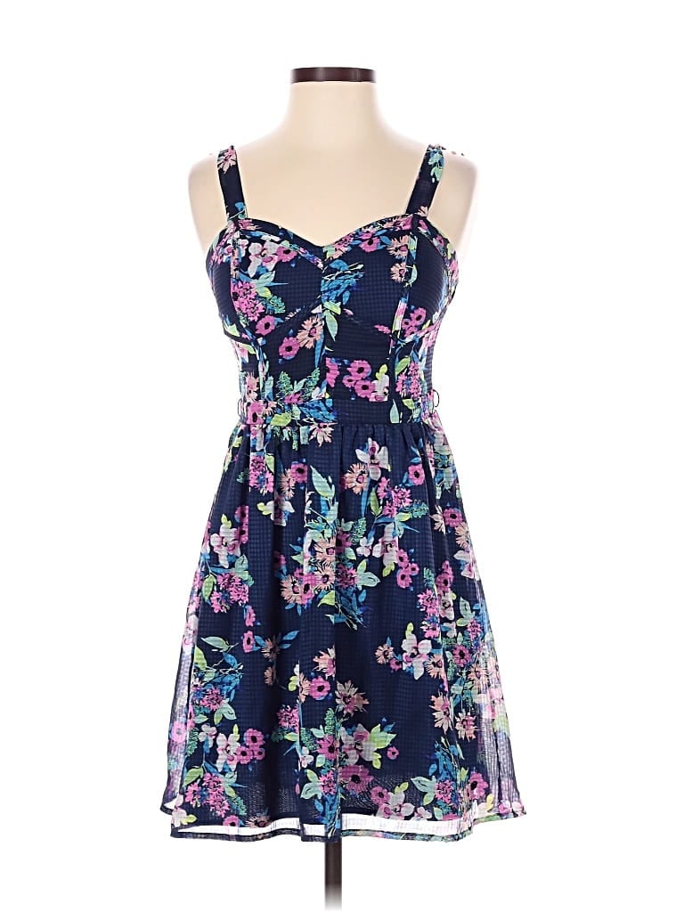 Pre-owned Candies Candie's Cocktail Dress In Blue