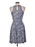 Ann Taylor Chevron-herringbone Blue Cocktail Dress Size 10 Petite - photo 2