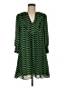 Ark & Co. 100% Polyester Chevron-herringbone Green Casual Dress Size M - photo 1