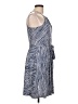 Ann Taylor Chevron-herringbone Blue Cocktail Dress Size 10 Petite - photo 4