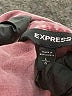 Express 100% Lyocell Burgundy Long Sleeve Button-Down Shirt Size L - photo 7