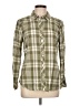 Talbots Plaid Green Long Sleeve Button-Down Shirt Size L - photo 1