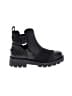 Ugg 100% Leather Black Ankle Boots Size 6 1/2 - photo 1