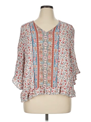 Cynthia Rowley TJX 3/4 Sleeve Blouse (view 1)