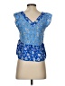Ann Taylor LOFT Blue Sleeveless Blouse Size XS (petite) - photo 2