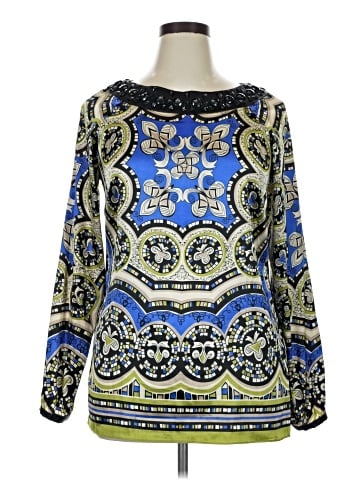 Nicole by Nicole Miller Long Sleeve Blouse (view 1)