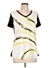 Weekends by Chico's Ivory Sleeveless T-Shirt Size Lg (2) - photo 1