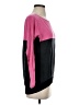 Vertical Design Color Block Pink Pullover Sweater Size S - photo 4