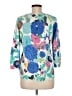 Talbots Floral Blue Pullover Sweater Size M - photo 2