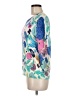 Talbots Floral Blue Pullover Sweater Size M - photo 5