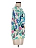 Talbots Floral Blue Pullover Sweater Size M - photo 4