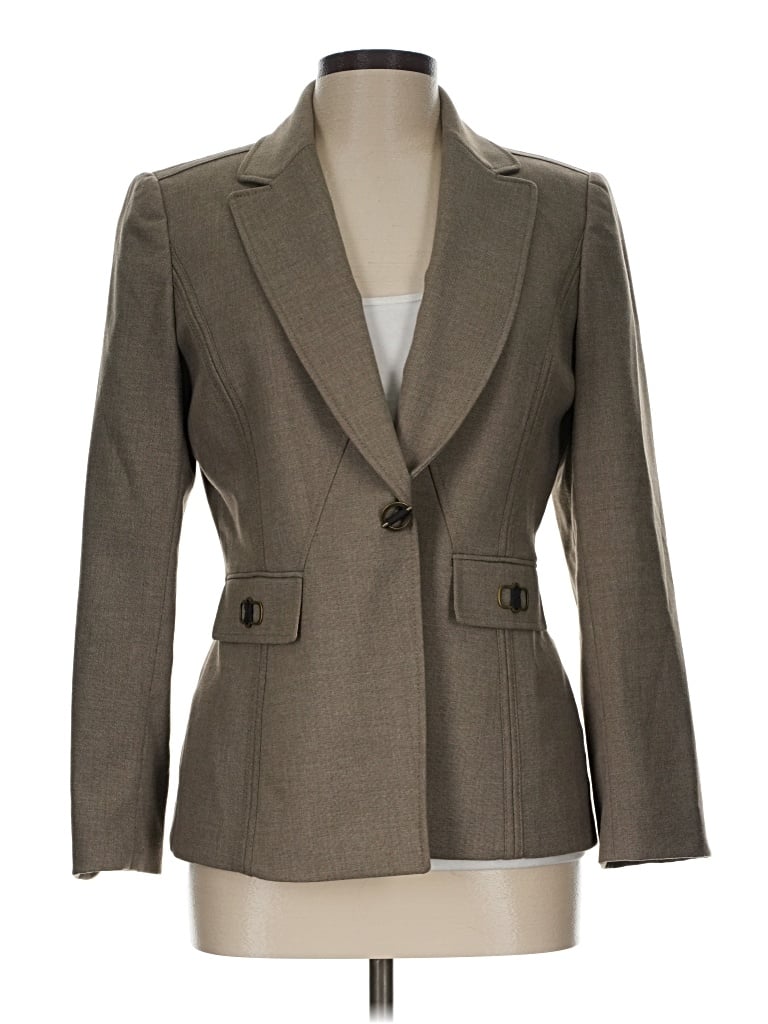 Pre-owned Tahari By Asl Cardigan Sweater In Tan