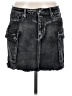 Tinsel Gray Denim Skirt Size 29 waist - photo 1