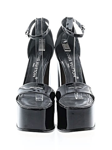 Louis Vuitton Patent Leather Fame Platform Sandals (view 2)