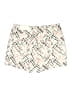Cato Print Ivory Shorts Size 8 - photo 2
