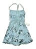 Windsor 100% Polyester Floral Blue Cocktail Dress Size XS - photo 2