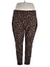 Walmart Animal Print Brown Jeggings Size 3X - photo 1