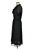 J.Crew Polka Dots Black Casual Dress Size 2 - photo 5