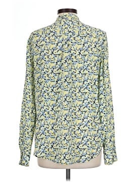 Equipment Long Sleeve Silk Top (view 2)
