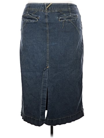Ashley Stewart Denim Skirt (view 2)